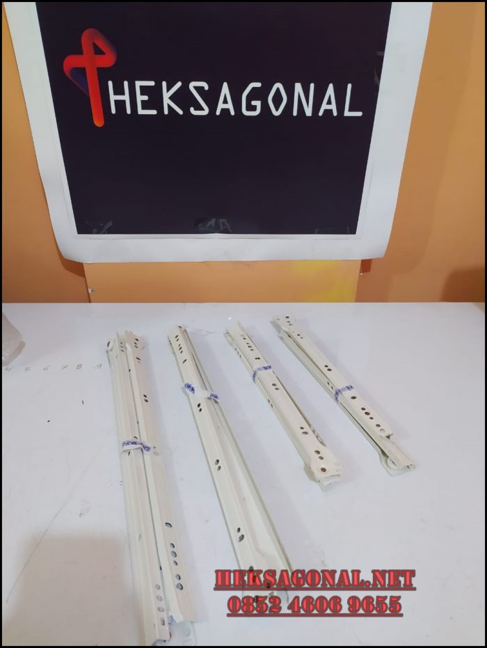 jual Rel Reel Laci Dekkson Single Track Putih | HEKSAGONAL