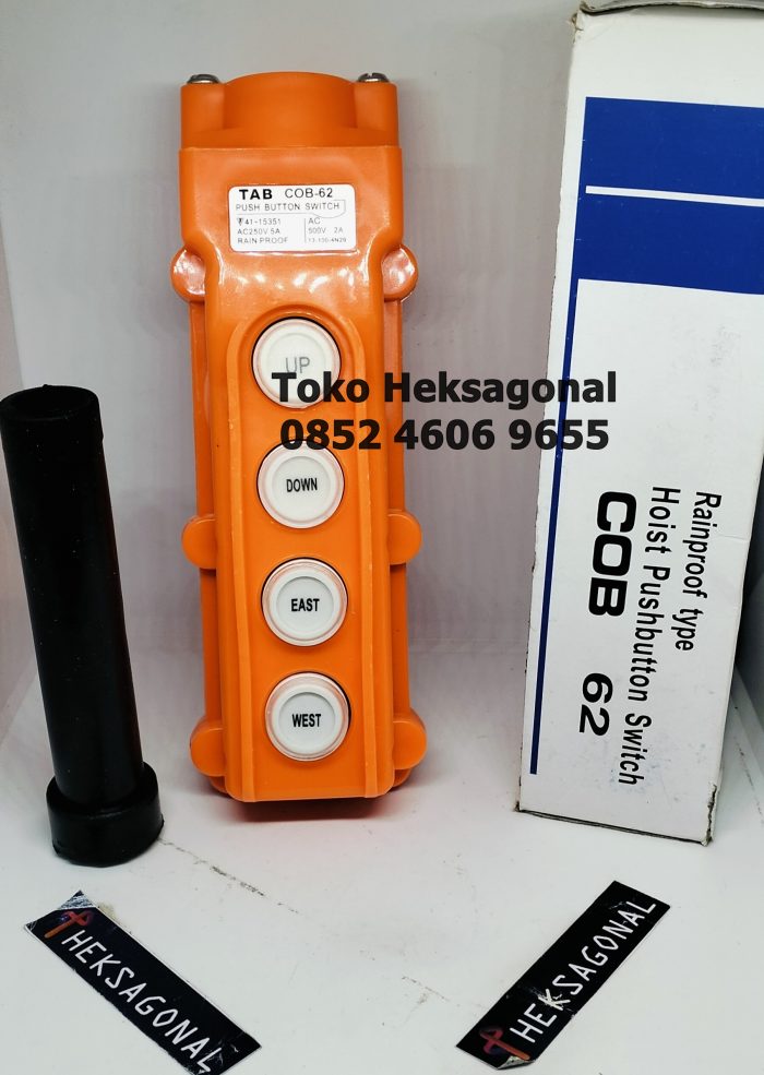 Hoist push button COB62 4 tombol TAB Balikpapan | HEKSAGONAL