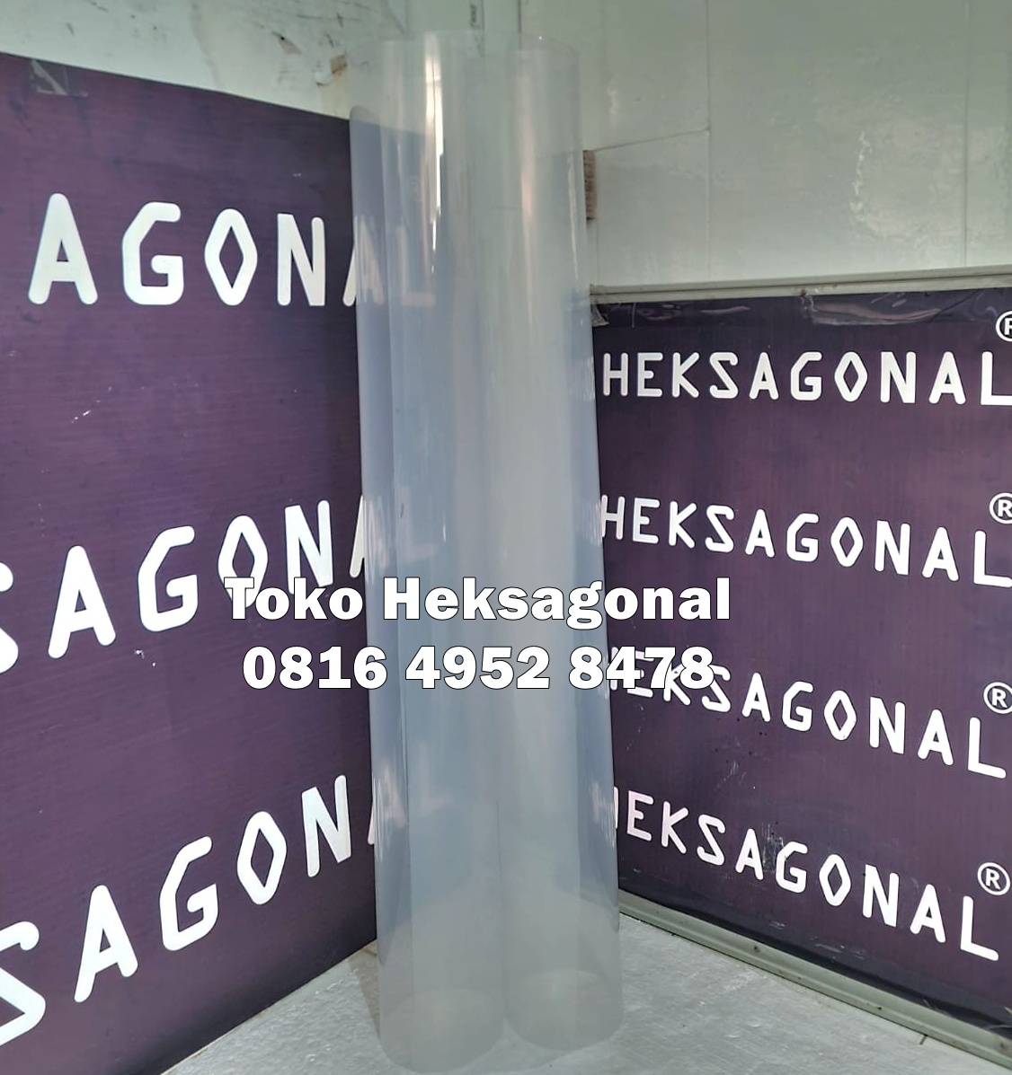 Penutup pagar rumah fiber plastik penutup 0.6mm Balikpapan | HEKSAGONAL